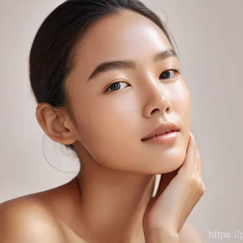 피부 장벽 회복 성분 판테놀 - **Prompt 1: Radiant Hydration and Natural Glow**
"A close-up, soft-focus shot of a woman (around...