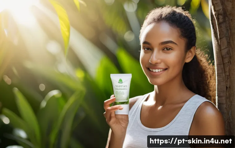 유해 성분 없는 선크림 베스트 - A serene urban morning scene featuring a young Brazilian woman with sensitive skin applying mineral ...